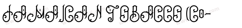 JAMAICAN TOBACCO (Co字体转换